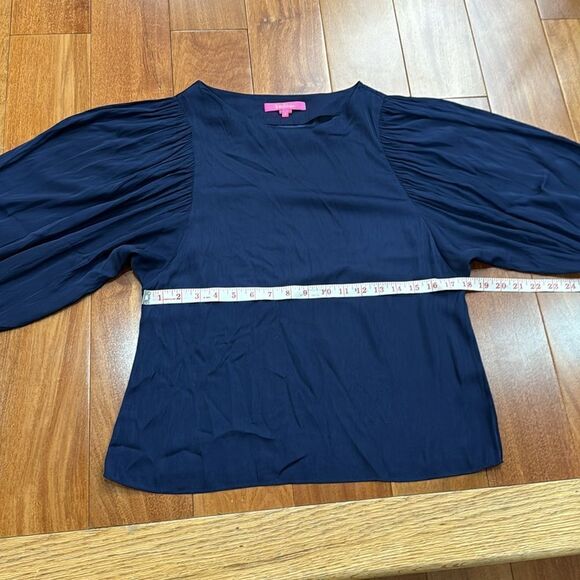 Lilly Pulitzer The Maisel Blue Top Size S - Picture 14 of 16